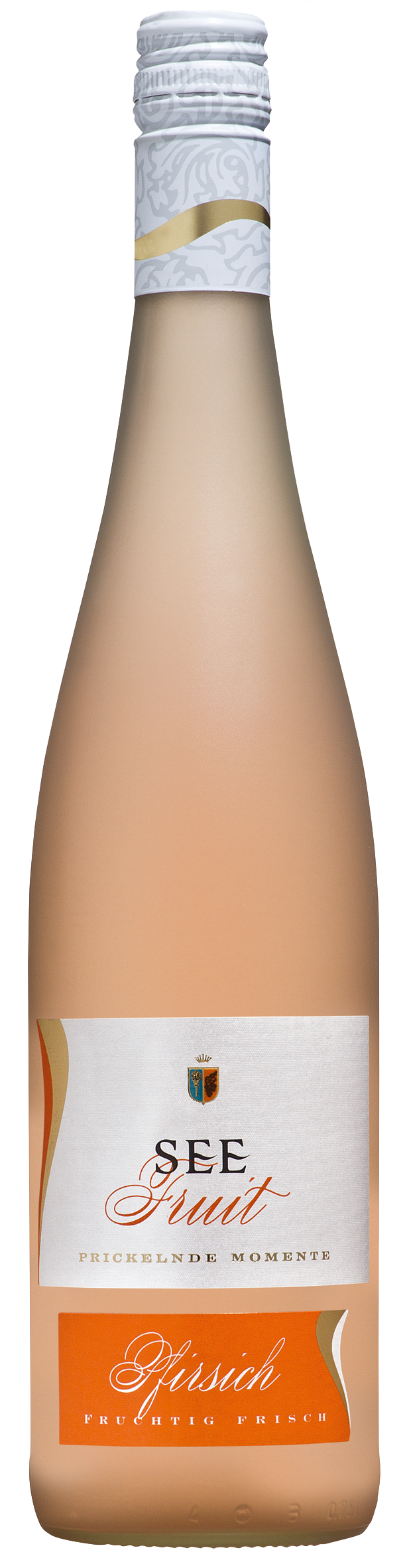 Weinflasche - See Fruit Secco Pfirsich