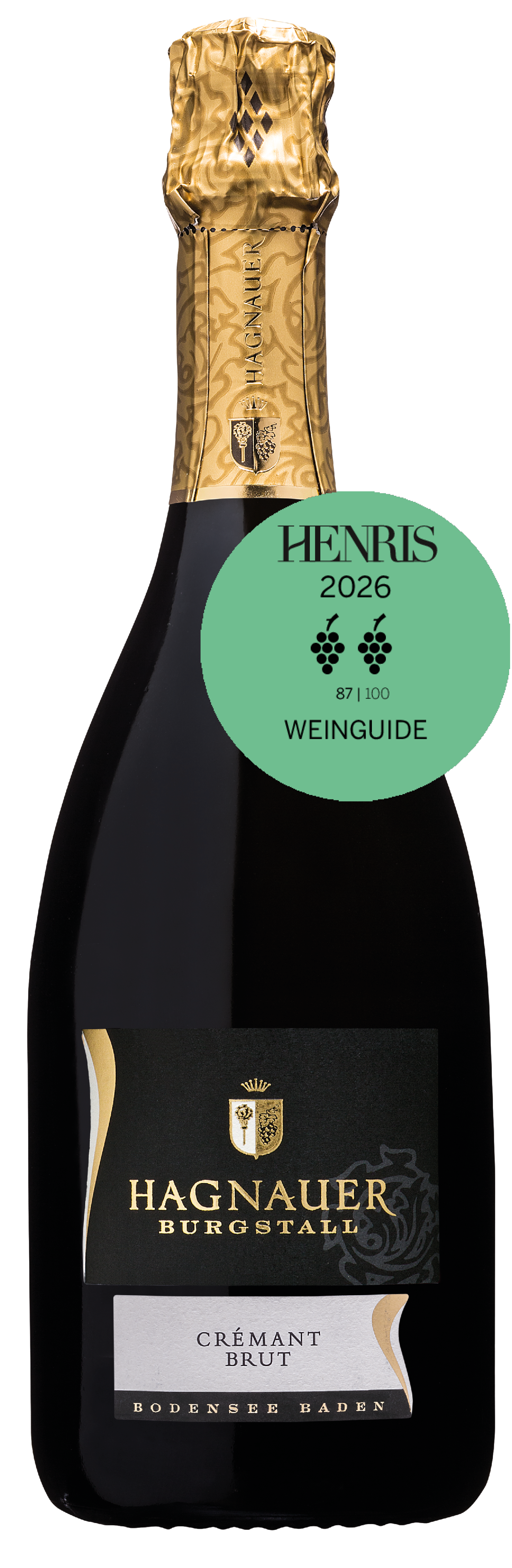 Weinflasche - Hagnauer Burgstall Crémant Sekt brut