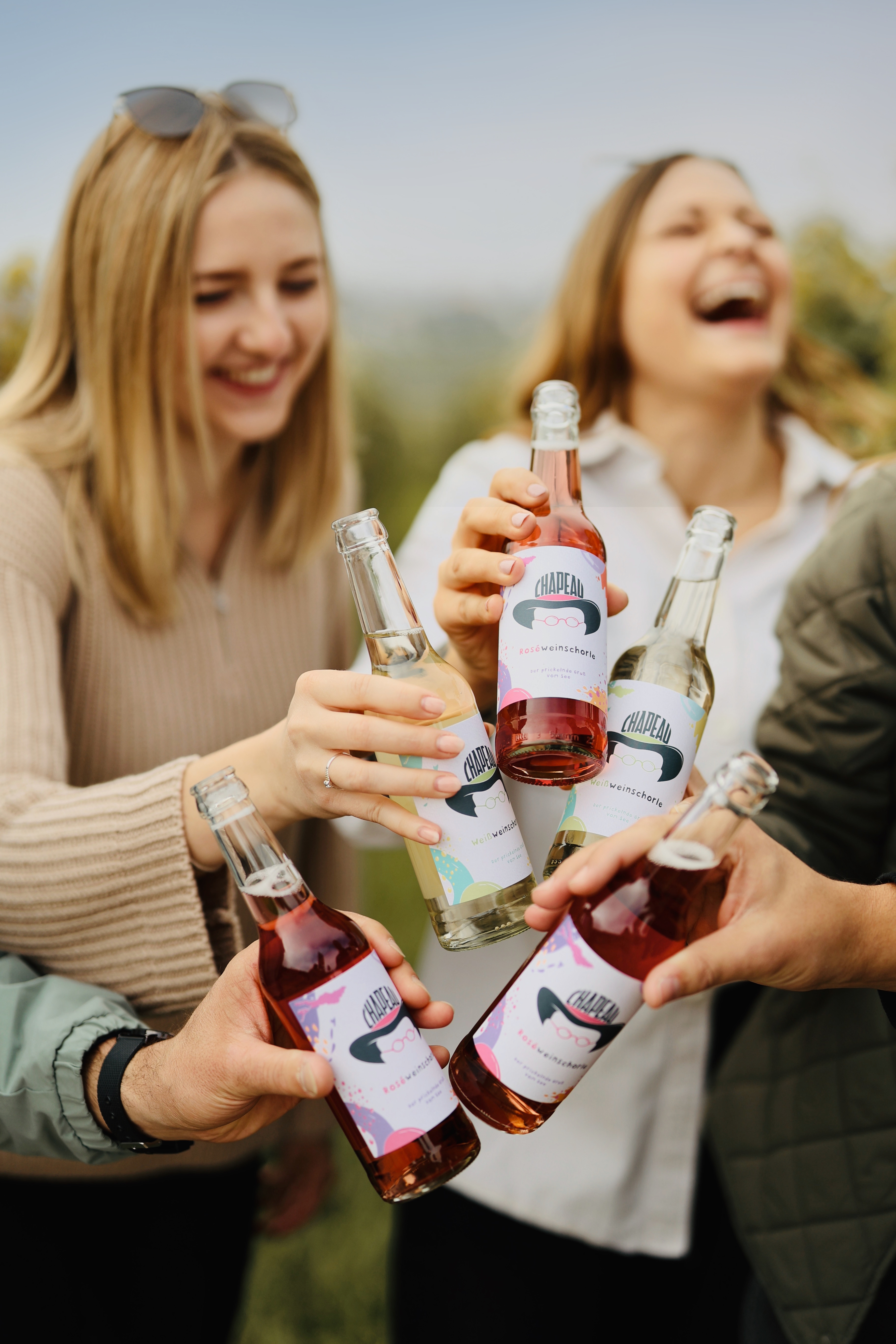 Wein Farbe- CHAPEAU Roséweinschorle