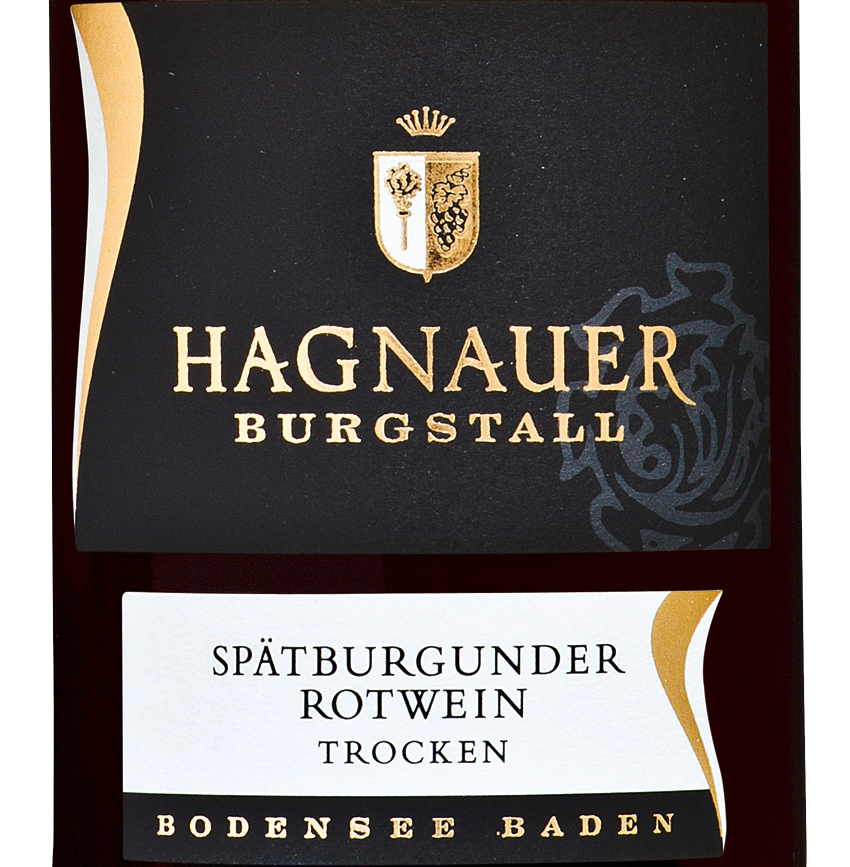 Wein Etikett - Hagnauer Burgstall Spätburgunder Rotwein trocken