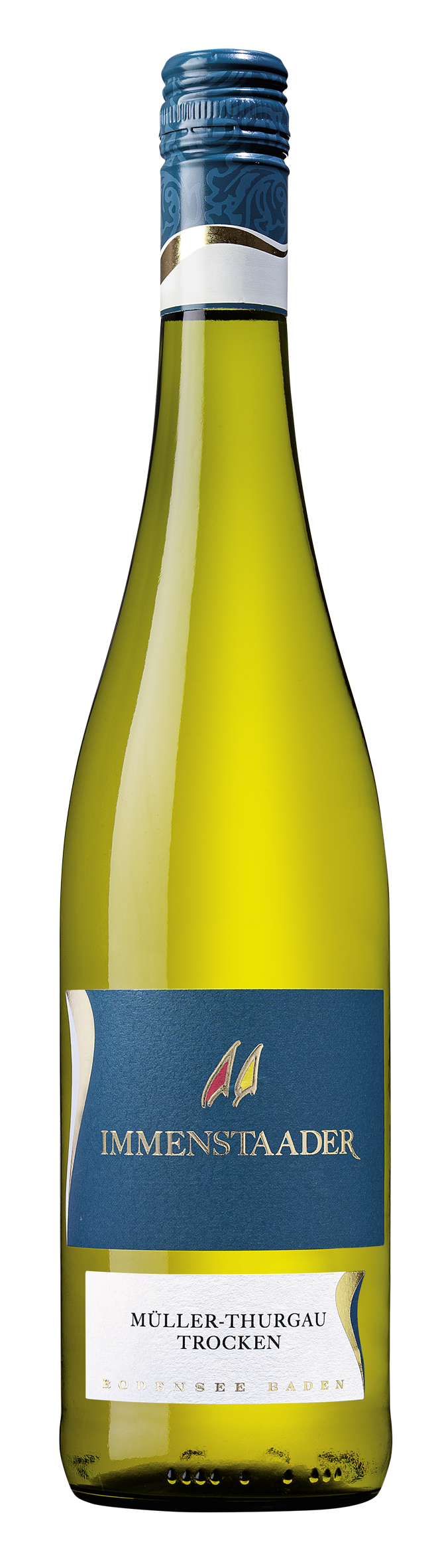 Weinflasche - Immenstaader Müller-Thurgau Qualitätswein trocken