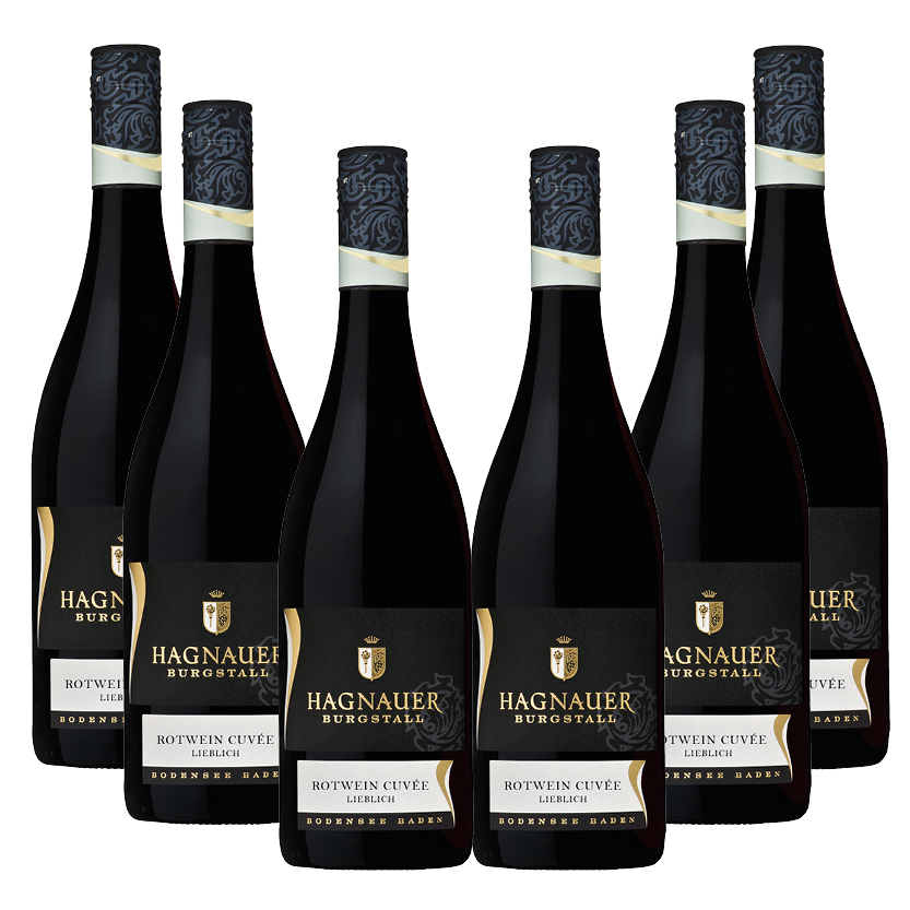 Weinflasche - 5+1 Aktion - Hagnauer Rotwein Cuvée