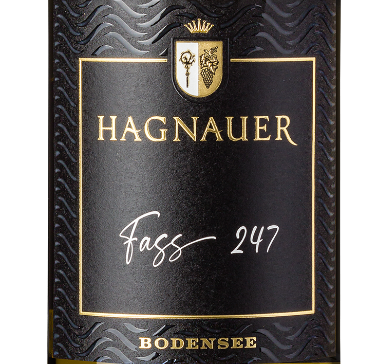 Wein Etikett - Hagnauer "Fass 247" Müller-Thurgau Premium trocken