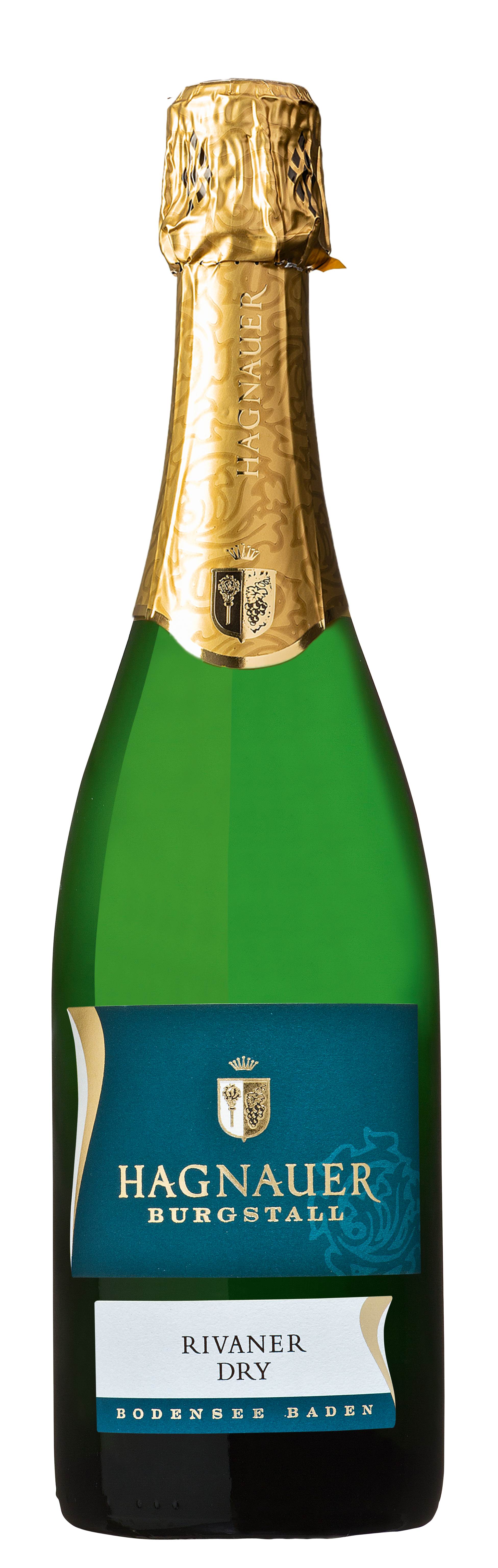 Weinflasche - Hagnauer Burgstall Rivaner Sekt b. A.  dry