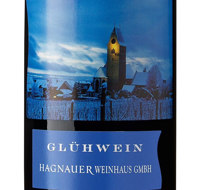 Wein Etikett - Roter Winzerglühwein