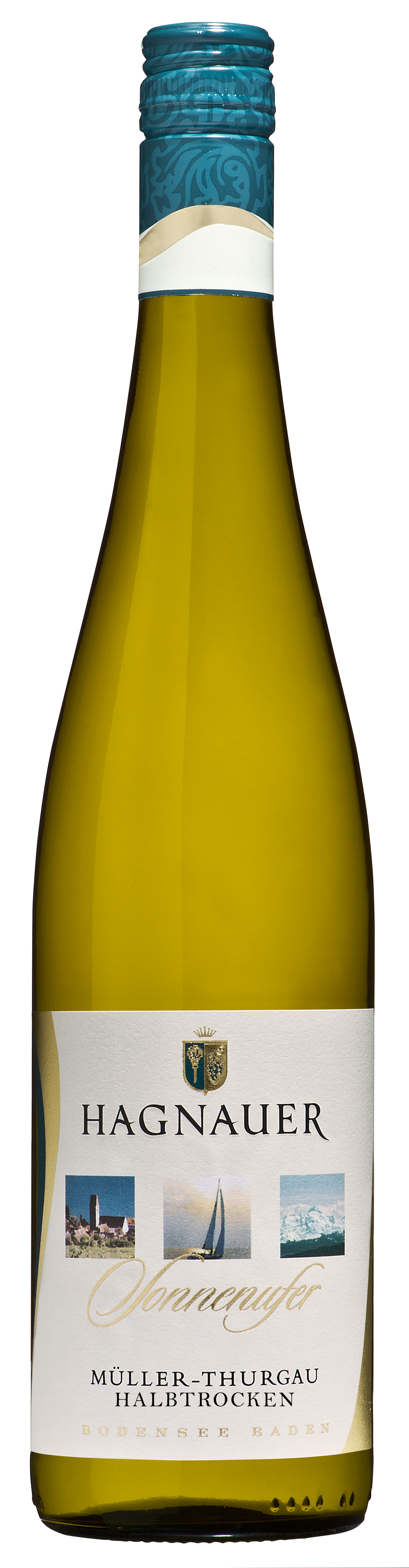 Weinflasche - Hagnauer Sonnenufer Müller-Thurgau