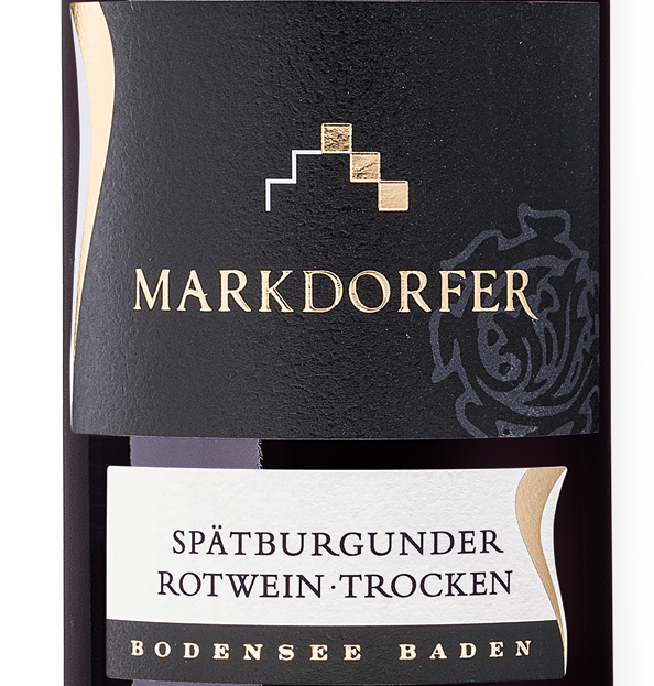 Wein Etikett - Markdorfer Spätburgunder Rotwein trocken