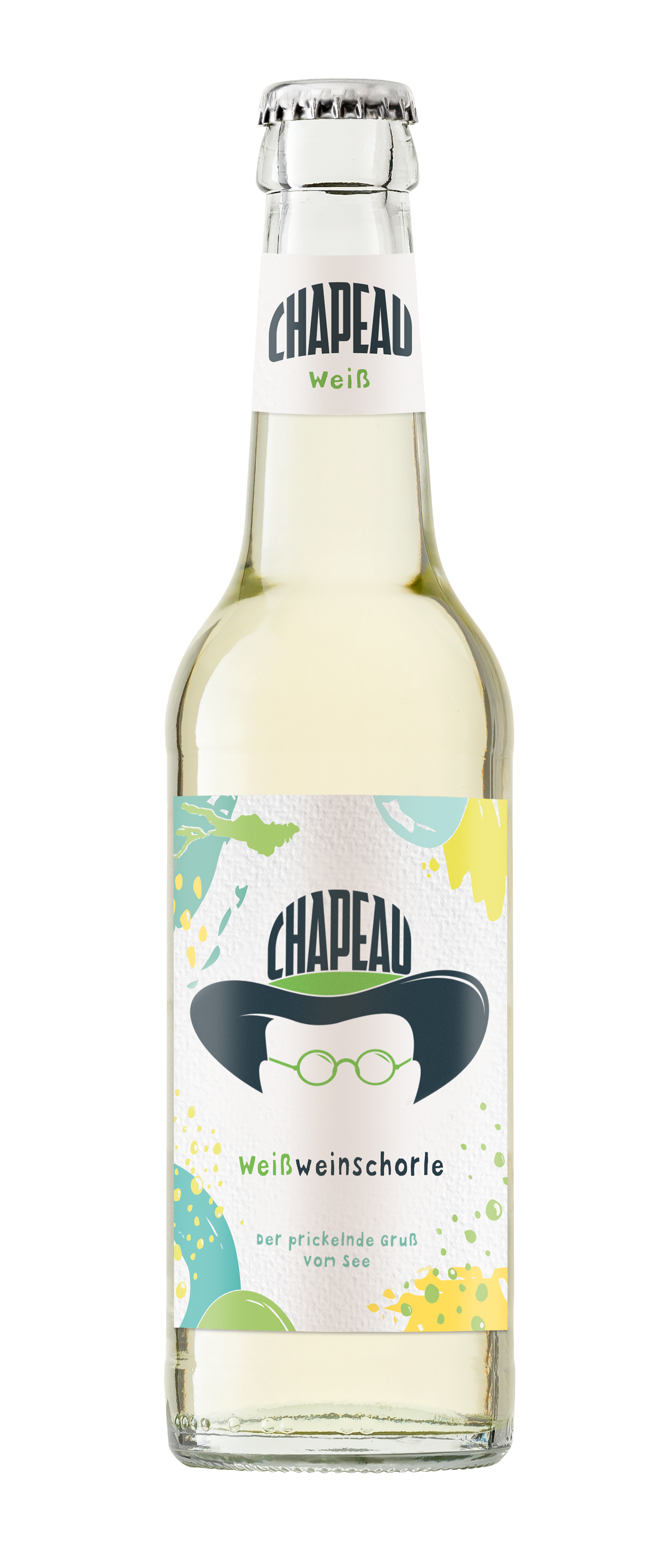 Weinflasche - CHAPEAU Weißweinschorle