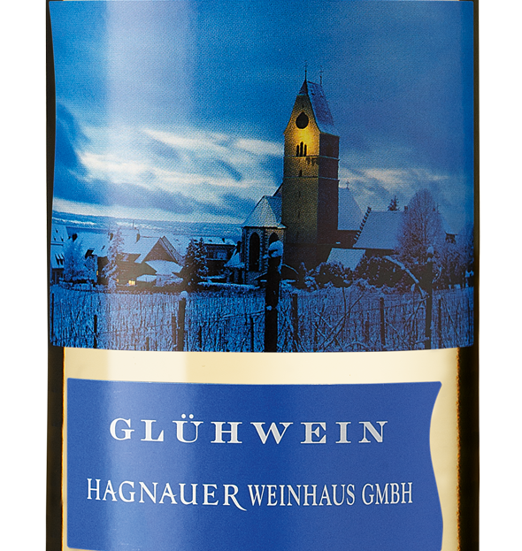 Wein Etikett - Weißer Winzerglühwein