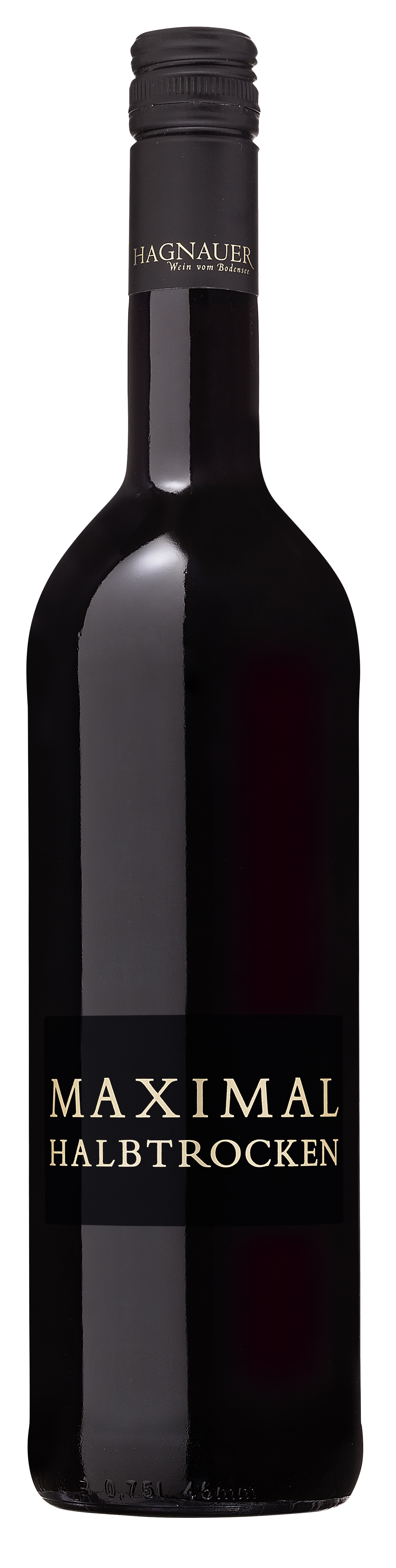 Weinflasche - MAXIMAL HALBTROCKEN