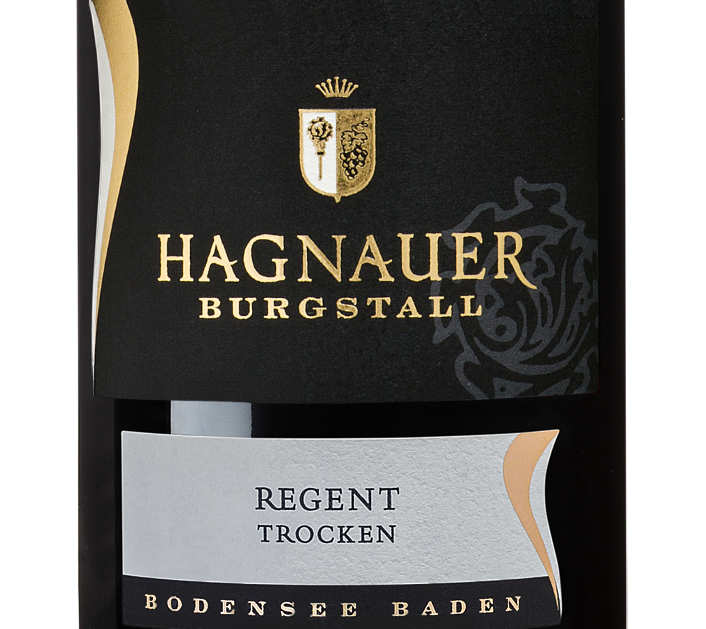 Wein Etikett - Hagnauer Burgstall Regent trocken