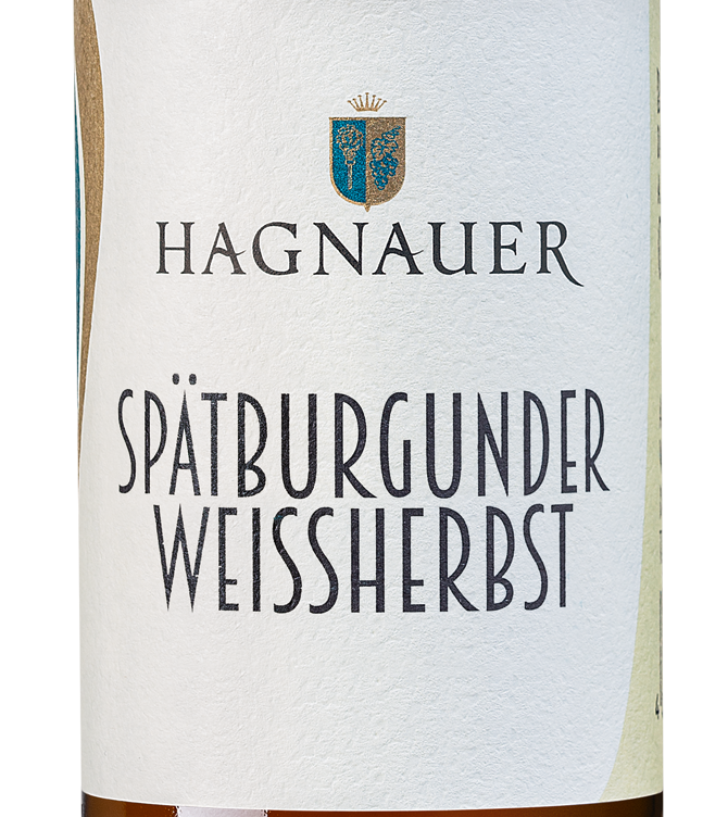 Wein Etikett - Hagnauer Viertele Spätburgunder Weißherbst mild