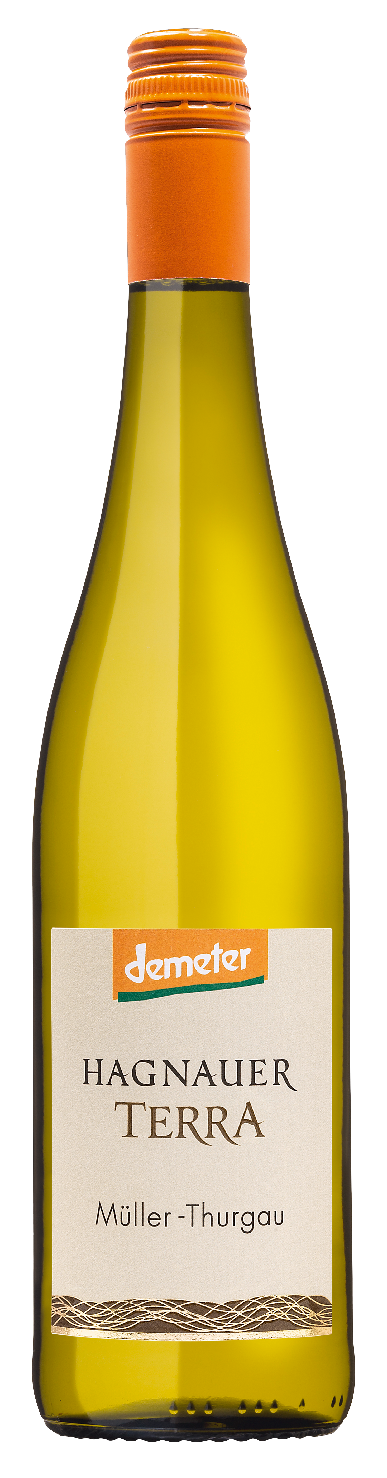 Weinflasche - Hagnauer Terra Müller-Thurgau Demeter trocken DE-ÖKO 22