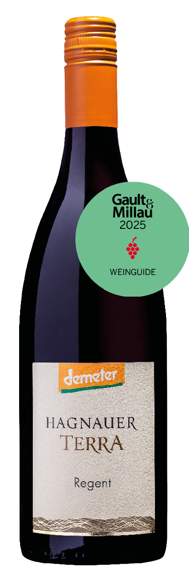 Weinflasche - Hagnauer Terra Regent trocken Demeter DE-ÖKO-022