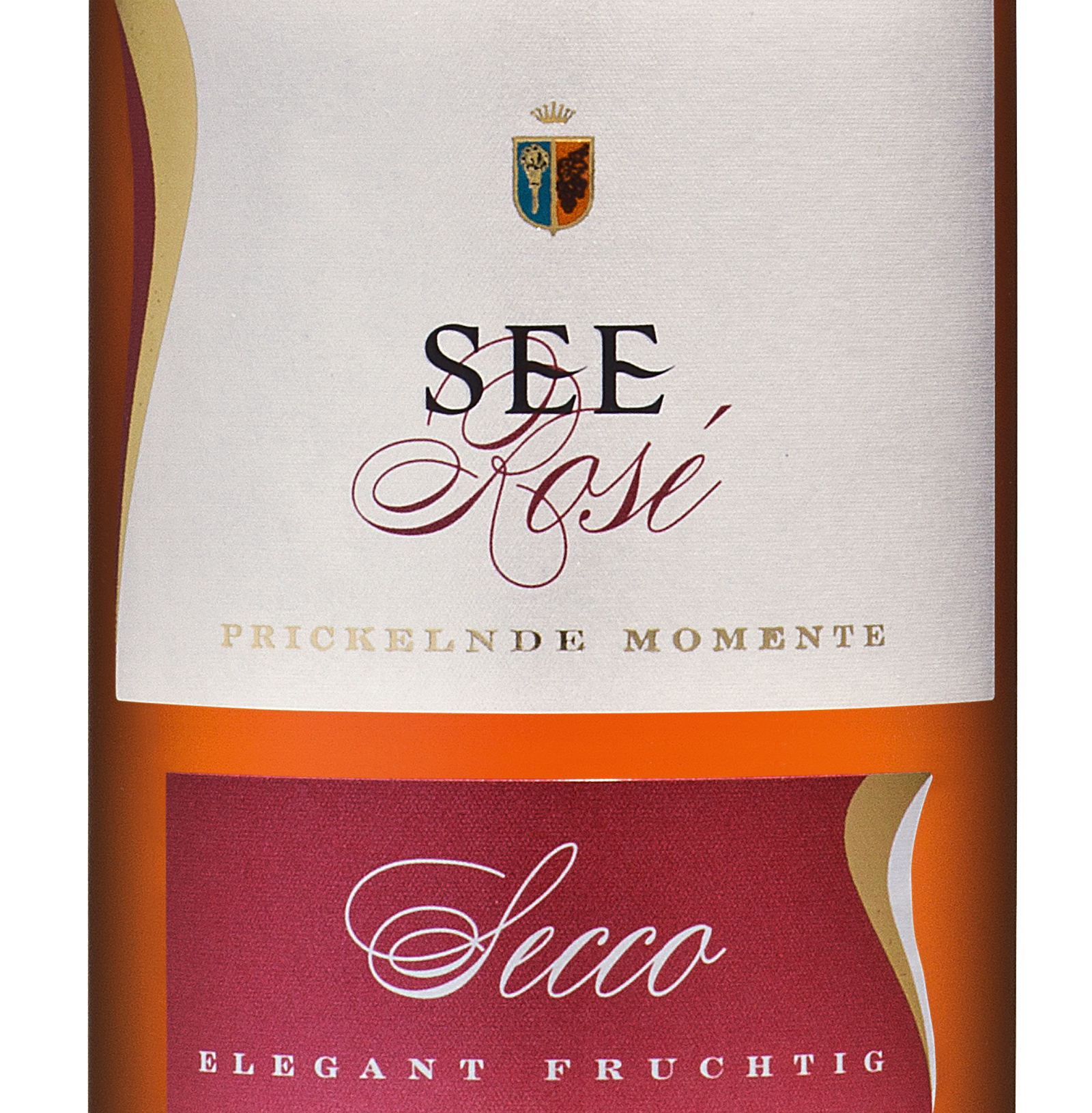 Wein Etikett - See Rosé Secco trocken