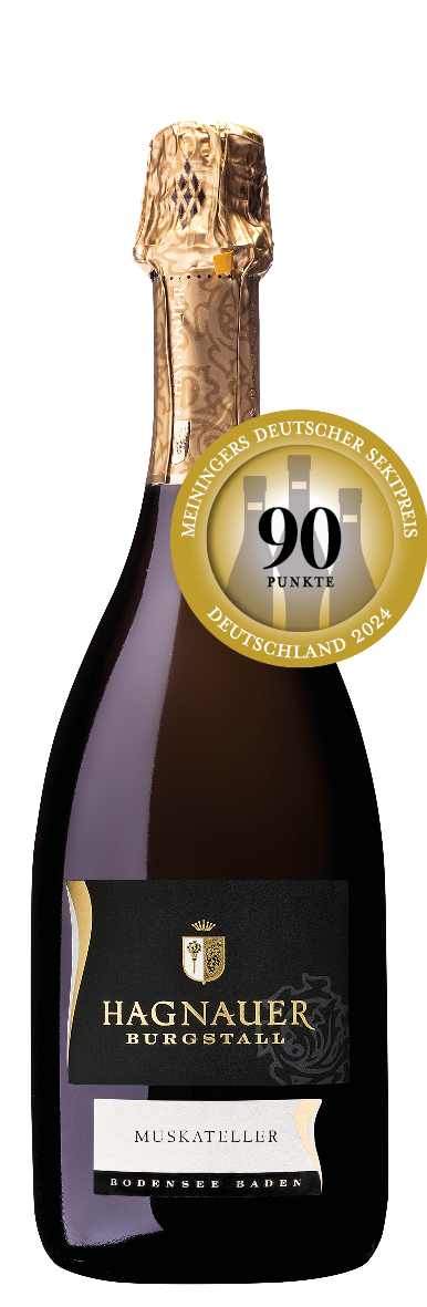 Weinflasche - Hagnauer Burgstall Muskateller Sekt b. A.  dry