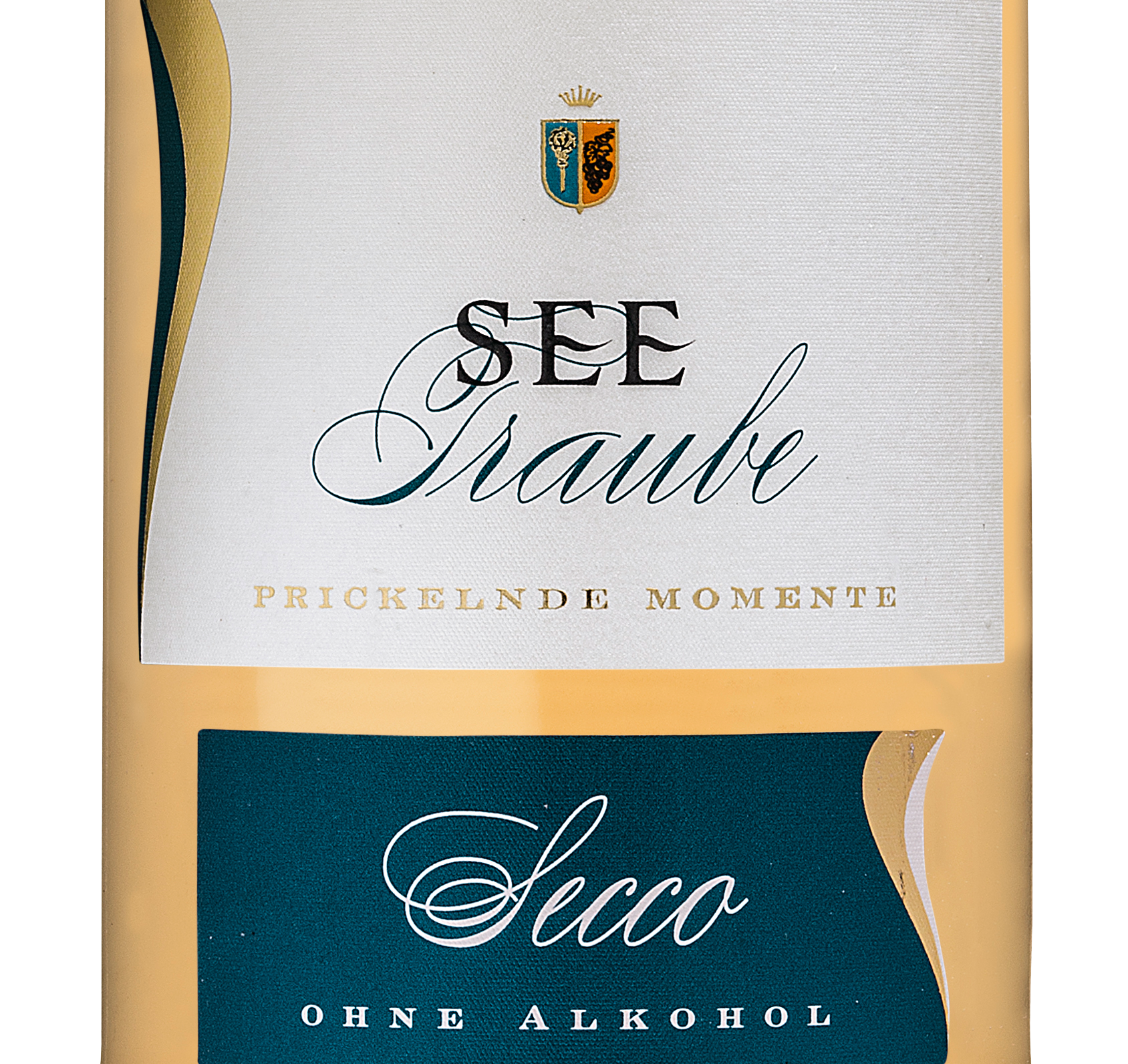 Wein Etikett - SeeSecco Traube alkoholfrei