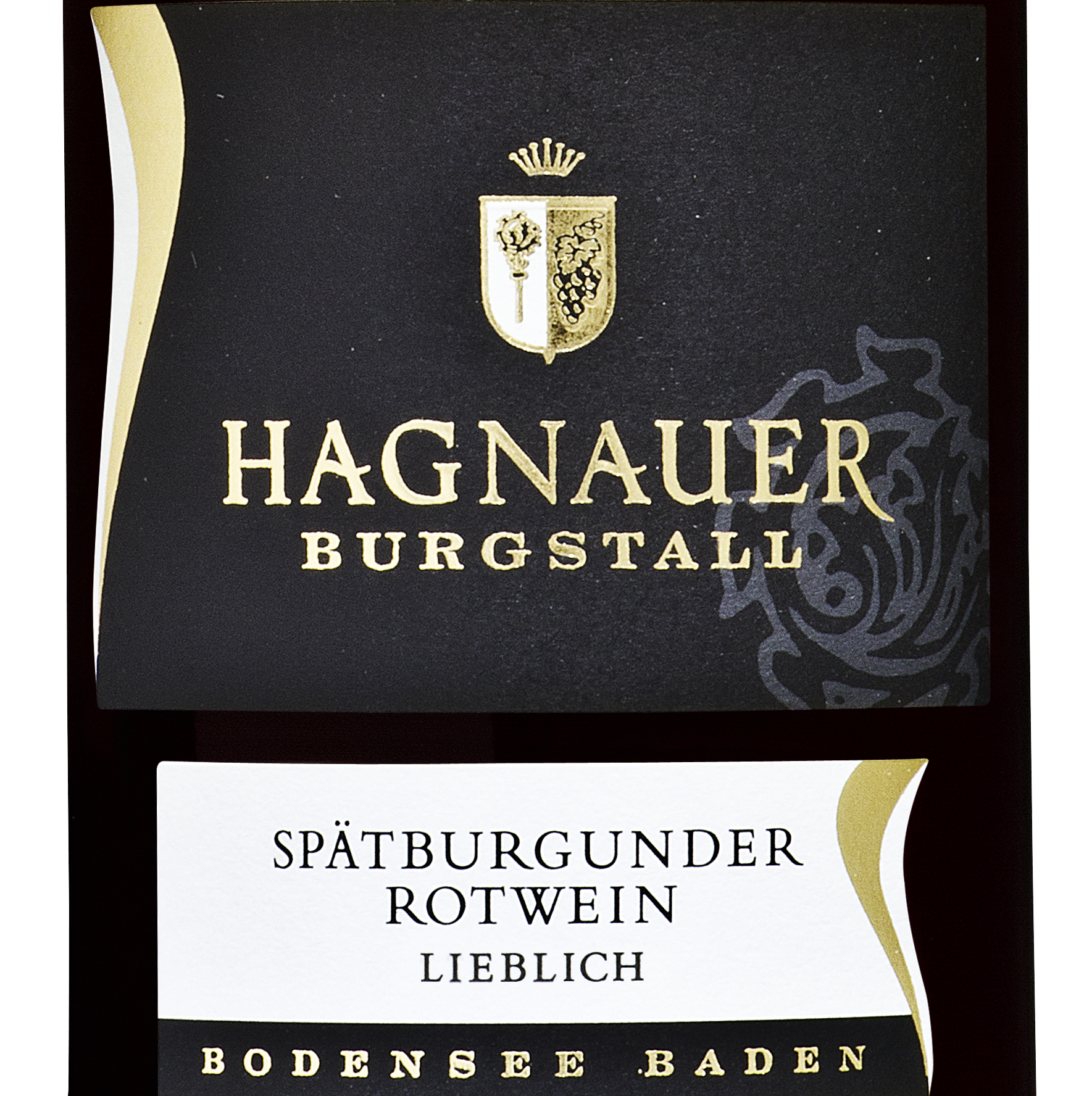 Wein Etikett - Hagnauer Burgstall Spätburgunder Rotwein lieblich